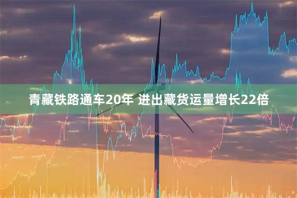 青藏铁路通车20年 进出藏货运量增长22倍